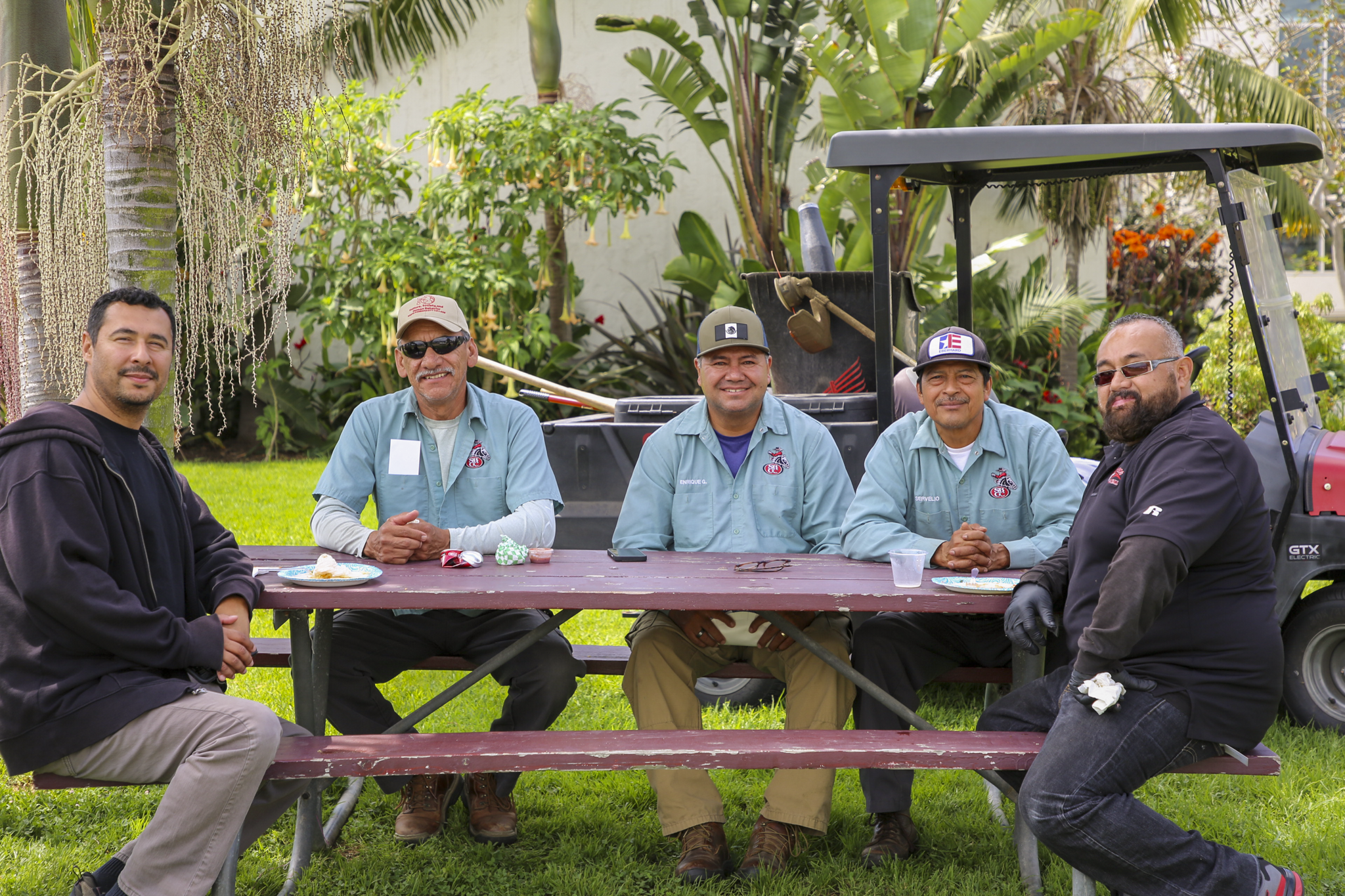 sbcc maintenance team at the bnc fair